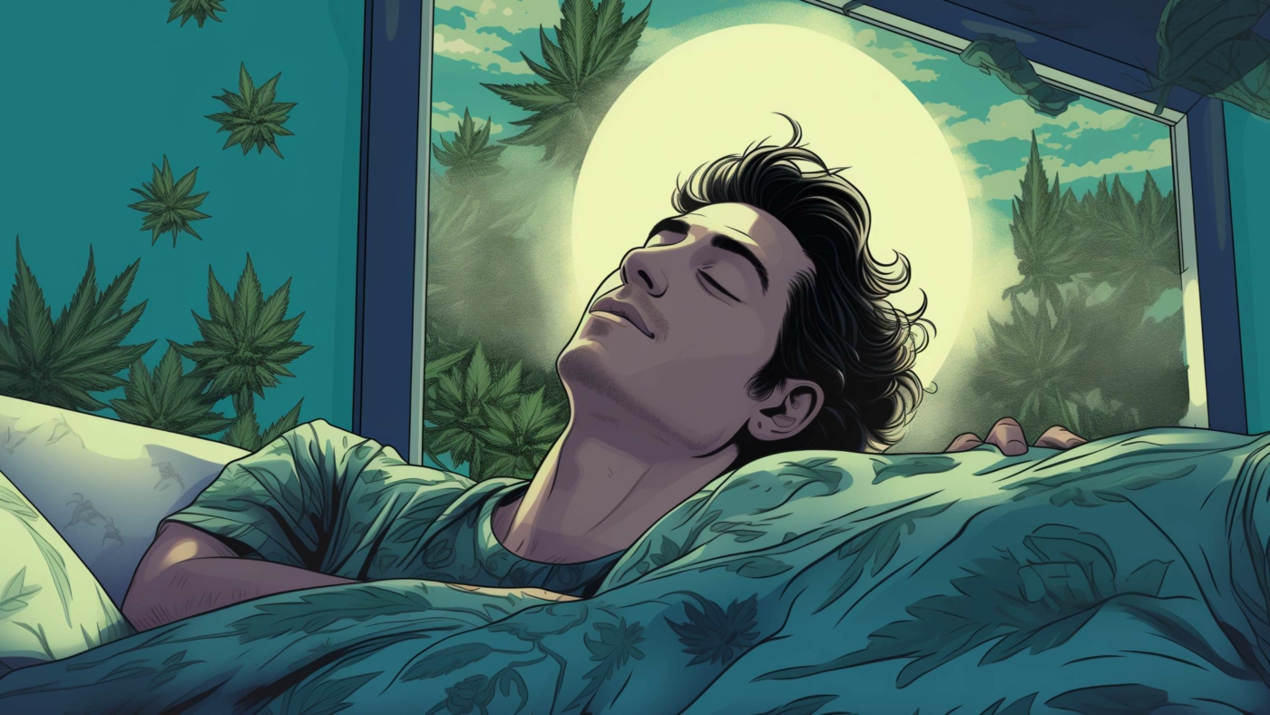 Can You Take Delta 8 Thc Every Night? 10 Indacloud. Image Of Man Sleeping In Bed Dreaming About Cannabi 1F5Bd4Ee 0E84 4F5E Bb91 3775014C60Ca