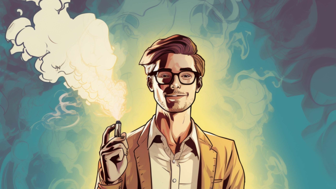 Exploring The Variations: The Differences Between Hhc And Thc 15 Indacloud. A Man Holding A Spliffbluntjoinciggerette In One Han 63313320 B2B2 4A20 8D88 Fd808418C162